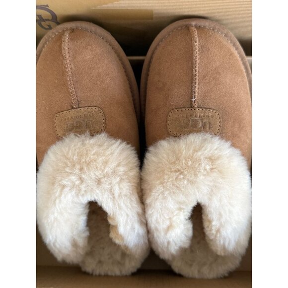 UGG Coquette Mules Size 6, Chestnut Slipper 2125, Excellent Condition - Picture 2 of 10